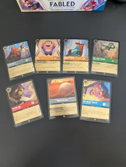 Disney Lorcana Reign of Jafar Cold Foil Lot! Common/Uncommon - 19 Total Cards! - Image 2