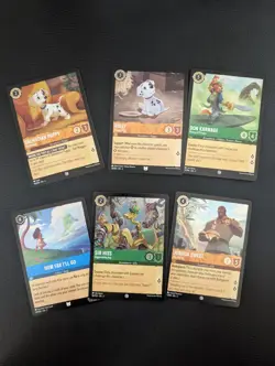 Disney Lorcana Into the Inklands Cold Foil Lot! Common/Uncommon - 19 Total Cards - Image 3