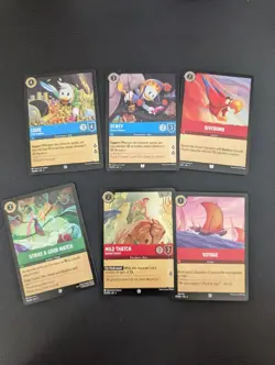 Disney Lorcana Into the Inklands Cold Foil Lot! Common/Uncommon - 19 Total Cards - Image 4