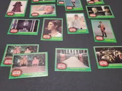 1977 Star Wars Topps Green Trading Cards Lot of 16 - Image 3