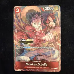 Monkey D Luffy P-006 Championship CS Celebration 2023 One Piece Card - Image 1