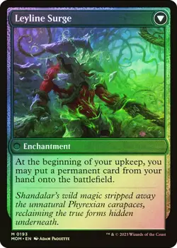 MTG INVASION OF SHANDALAR // LEYLINE SURGE FOIL March of the Machine NM - Image 2
