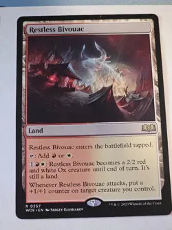 MTG - Restless Bivouac - Wilds of Eldraine - Image 1