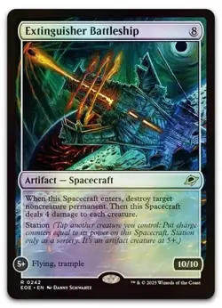 Extinguisher Battleship #242 (Foil) (NM) Edge of Eternities EOE Magic MTG - Image 1