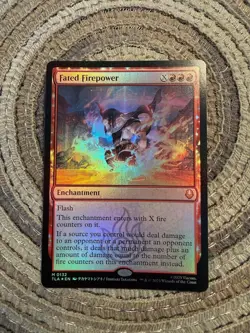 FATED FIREPOWER FOIL - Mythic - TLA Avatar: The Last Airbender MTG 0132 - Image 1