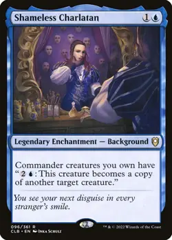 MTG Shameless Charlatan Commander Legends: Battle for Baldur's Gate 96 Regu. - Image 1