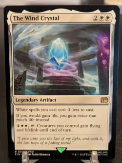 The Wind Crystal - Magic the Gathering Final Fantasy FIN 0043 NM Rare - Image 1