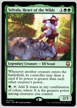 Selvala, Heart of the Wilds 0246 Non Foil Mythic Modern Horizons 3 MTG Near Mint - Image 1