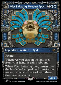 Ojer Pakpatiq, Deepest Epoch: MtG Magic Lost Caverns of Ixalan Mythic SHOWCASE - Image 1
