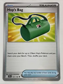 Pokemon TCG Journey Together Hop's Bag 147/159 NM - Image 1