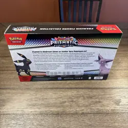 Pokemon TCG: Prismatic Evolutions Premium Figure Collection Factory Sealed Box - Image 3