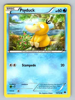 Psyduck 16/122 Common XY - BREAKpoint MP Pokemon TCG - Image 1