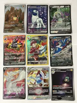 Pokemon Lot Of 9 (RARE - EX - VMAX - V - VSTAR) NM #5 - Image 1