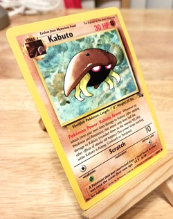 POKEMON KABUTO 50/62 Fossil Set Unlimited Common, NM Condition - Image 2