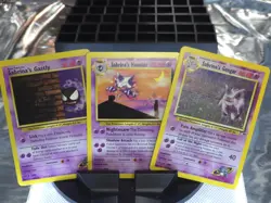 ??? Pokemon TCG Rare Holo Card Sabrina's Gengar, NH Haunter & Gastly Set ??? - Image 2