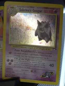 ??? Pokemon TCG Rare Holo Card Sabrina's Gengar, NH Haunter & Gastly Set ??? - Image 5