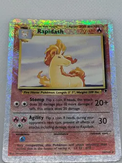 Rapidash 60/110 Legendary Collection Reverse Holo Rare Pokemon TCG Nintendo MP - Image 3