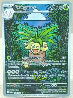 Exeggutor 135/132 Illustration Rare Me01: Mega Evolution Pokemon TCG Near MInt - Image 1