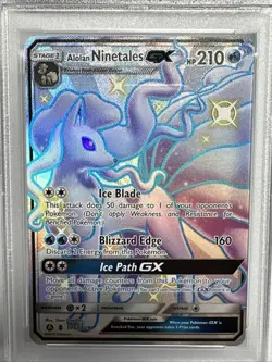 Pokemon PSA 10 Alolan Ninetales GX SV53/SV94 Sun & Moon Hidden Fates Shiny Vault - Image 5