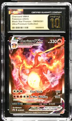 CHARIZARD VMAX Sword & Shield UPC Promo #SWSH261 CGC Pristine 10 Pokemon - Image 1