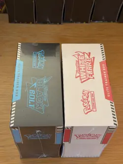 Pokemon TCG White Flare and Black Bolt Elite Trainer Box ETB Pair SEALED - Image 3