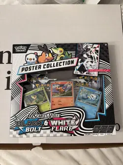 Pokemon Scarlet & Violet Black Bolt & White Flare Poster Collection NEW! SEALED! - Image 3