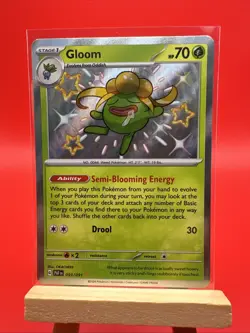 Gloom 093/091 SV: Paldean Fates Holo POKEMON TCG Baby Shiny NM PACK FRESH ?? - Image 1
