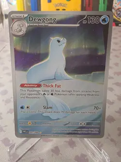 Pokemon Mega Evolution Phantasmal Flames Dewgong 097/094 Illustration Rare IR - Image 1