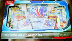 Sealed Box of New Pokemon Greninja & Kingdra ex Special Collection Promo Box - Image 1