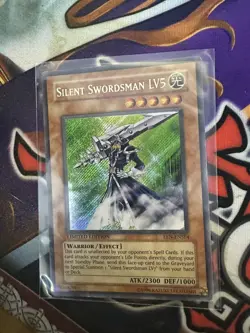 Yu-Gi-Oh!-SILENT SWORDSMAN LV5-LIMITED -SECRET RARE • EEN-ENSE4 - Image 1