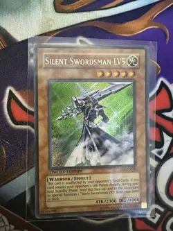 Yu-Gi-Oh!-SILENT SWORDSMAN LV5-LIMITED -SECRET RARE • EEN-ENSE4 - Image 2
