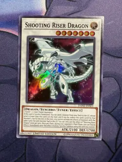 Yugioh Shooting Riser Dragon DANE-ENSE3 Super Rare Limited Edition NM - Image 1