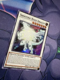 Yugioh Shooting Riser Dragon DANE-ENSE3 Super Rare Limited Edition NM - Image 2