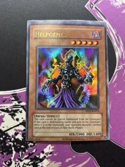 Yugioh Helpoemer RP02-EN074 Ultra Rare Unlimited NM MISCUT ERROR - Image 1