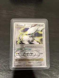 Pokemon TCG Arceus LV.X Ultra Rare Holo Card 96/99 Platinum - Image 1