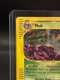Muk Pokemon Card TCG ENG E-Series Aquapolis H17/H32 Holo Rare Vintage - Image 2