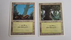 Lot Of 380 Basic Land Revised 3rd Edition MTG plus mystery bonus cards. - Image 4