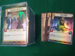 STAR WARS UNLIMITED SECRETS OF POWER COMPLETE HYPERFOIL SET C/U 160 DIFF CARDS - Image 1