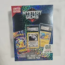 Pokemon Mystery Gems Box Lot (2) Sealed - 1 CGC Graded Card + 1 Booster Pack - Image 2