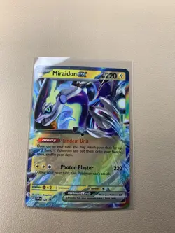 Miraidon ex - SVP028 - Pokemon Promo Scarlet & Violet Ultra Rare Holo Card NM - Image 1