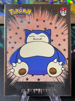 ?? SHINING SNORLAX Non-TCG 2024 SHINY POKEMON Card Kanto Peru Foil NM ?? - Image 1