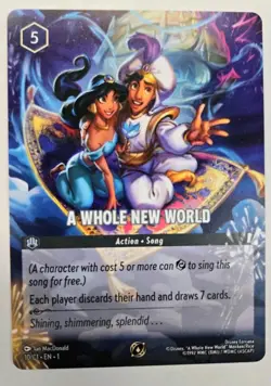 NEW Disney Lorcana A Whole New World Infinity Promo Card 10/C1 EN 1 Non-Foil - Image 1