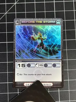 Chaotic Before the Storm - Super Rare - Attack Card - Image 1