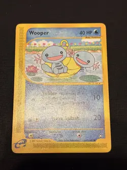Pokemon TCG: Aquapolis 2 Card Lot Ft Wooper 117 and Horsea 84 - Image 2