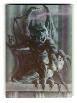 1994 Ed Beard Jr. Flights of Fantasy Trading Card Horror #2 Gargoyle - Image 1