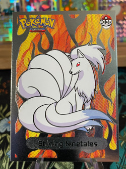 ??SHINING Ninetales Non-TCG 2024 SHINY POKEMON Card Kanto Peru Foil NM?? - Image 1