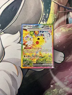 Pokemon Pikachu TCG EX Card 238/191 Surging Sparks SIR, Mint Condition - Image 1