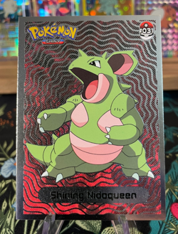 ?? SHINING Nidoqueen Non-TCG 2024 SHINY POKEMON Card Kanto Peru Foil NM ?? - Image 1