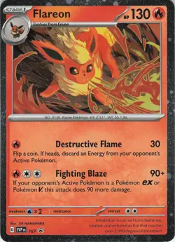 Flareon 167 Promo Holo SV: Scarlet & Violet Promo Cards NM Pokemon - Image 1