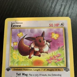 Pokemon Card Eevee Jungle 1st Edition Set Common 51/64 LP - Image 3